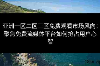 亚洲一区二区三区免费观看市场风向：聚焦免费流媒体平台如何抢占用户心智