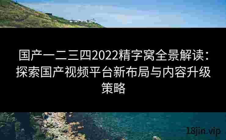 国产一二三四2022精字窝全景解读：探索国产视频平台新布局与内容升级策略