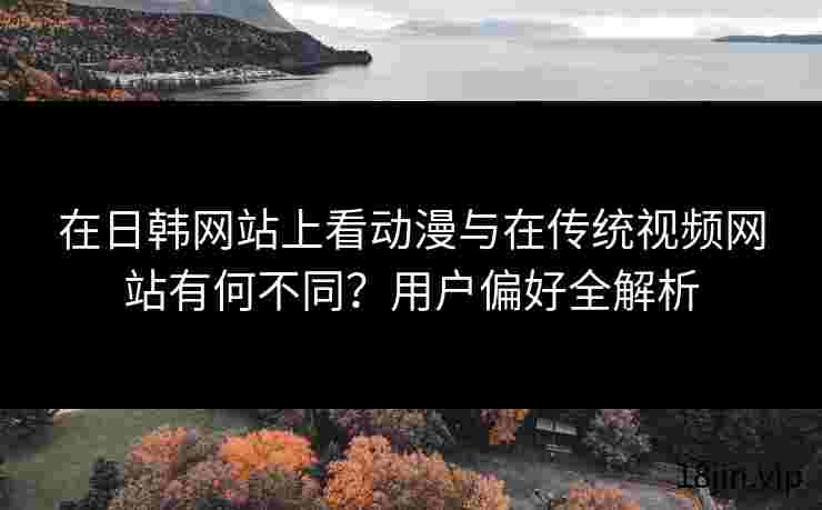 在日韩网站上看动漫与在传统视频网站有何不同？用户偏好全解析